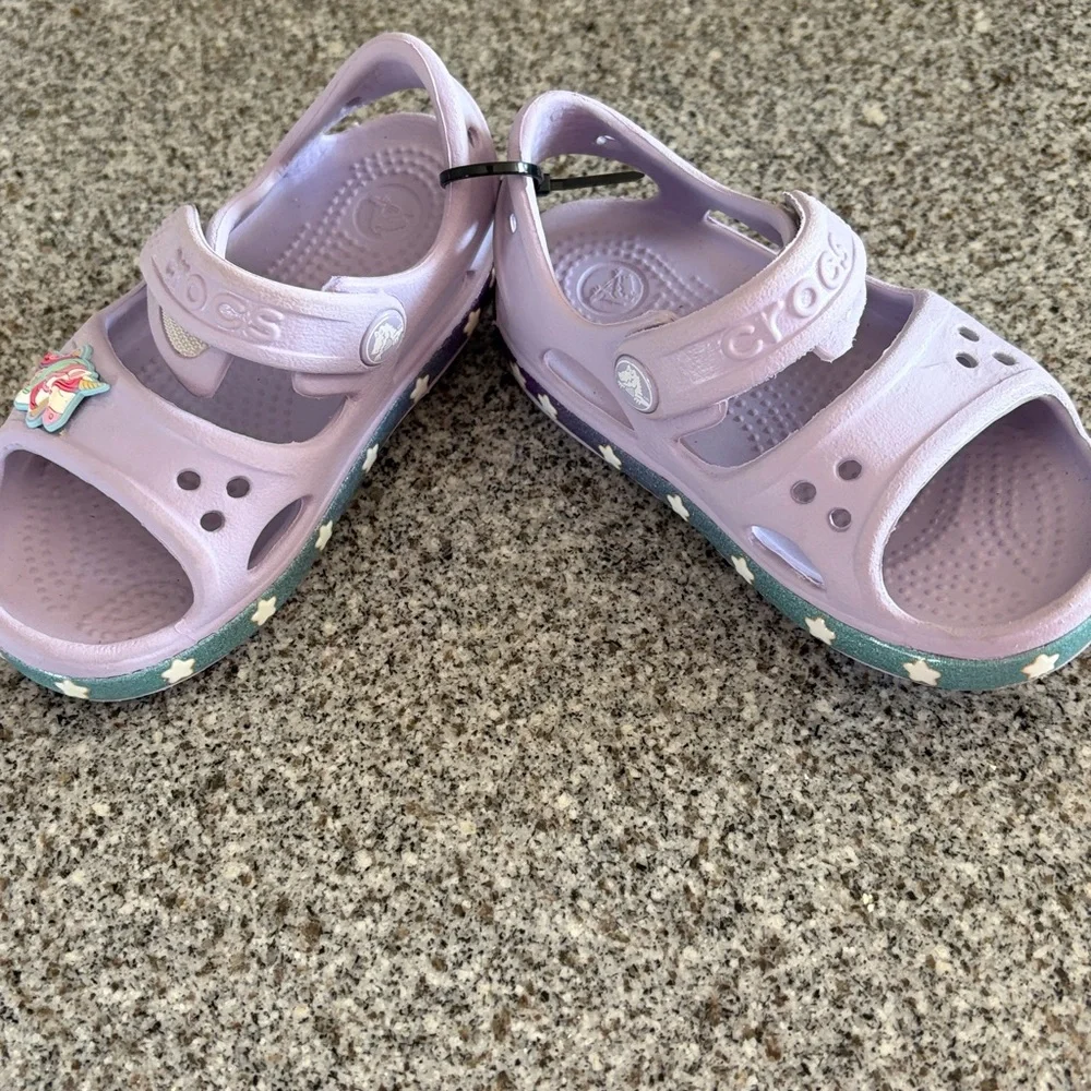 CROCS Kids' Light Purple Sandals